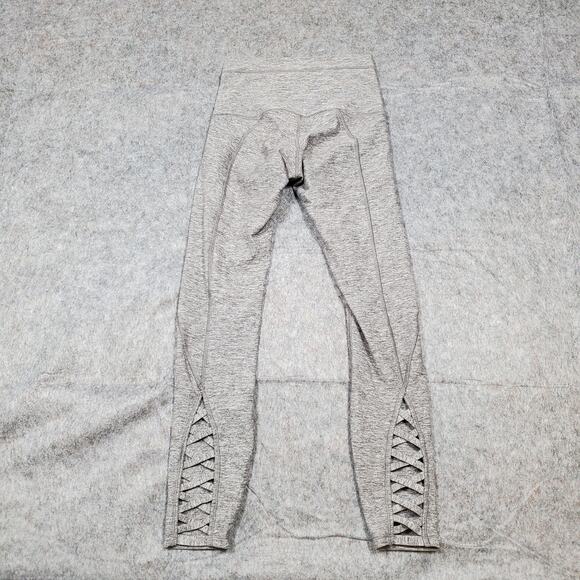 Lululemon Leggings Womens 4 Pure Practice  Heathered Slate Gray Yoga Run Gym - Picture 6 of 10